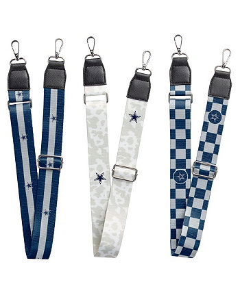 Набор ремней для сумки из трех пар Dallas Cowboys Logo Brand