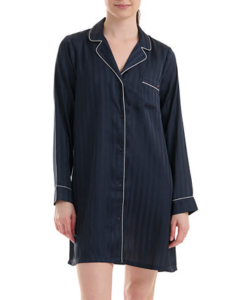 Женская ночная рубашка в полоску с тенями Tommy Hilfiger