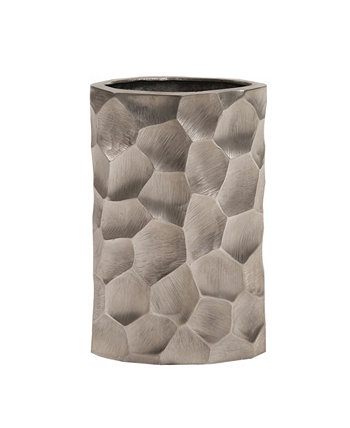 Кованая алюминиевая овальная ваза из графита Howard Elliott