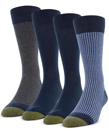 Мужские классические мужские носки, 4 пары Gold Toe