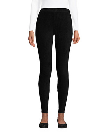 Women's Tall Sport Knit High Rise Corduroy Leggings Lands' End