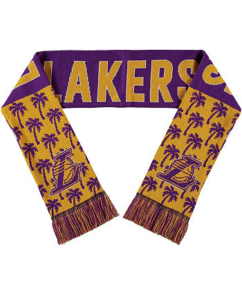 Мужской и женский двусторонний тематический шарф Los Angeles Lakers FOCO