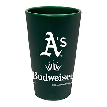 WinCraft Oakland Athletics MLB x Budweiser 16oz. Silicone Pint Glass Wincraft