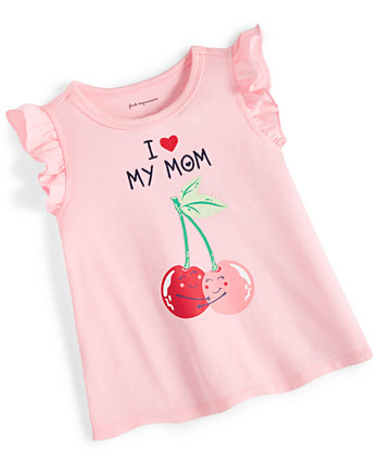 Baby Girls Cherry Hugs T Shirt, Created for Macy's First Impressions