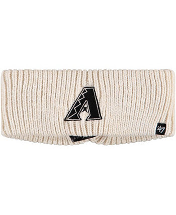 Женская кремовая повязка на голову Arizona Diamondbacks Meeko Knit '47 Brand