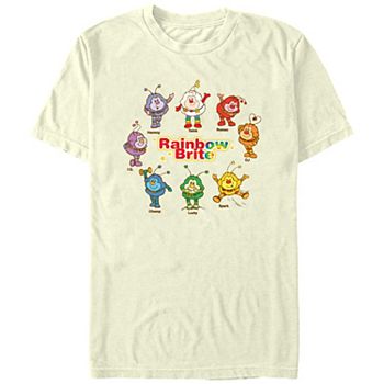 Juniors' Rainbow Brite Sprites Names Boyfriend Graphic Tee Licensed Character