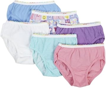 Hanes Girls' Toddler 6-Pack Brief Hanes