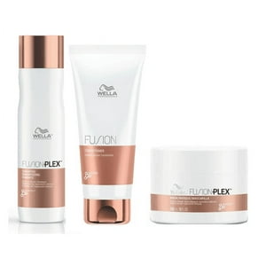 Wella Fusion Plex Intense Repair Shampoo Conditioner & Mask Trio Set Wella