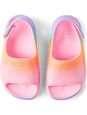 Toddler Girls Glitter Rainbow Ombre Slides The Children`s Place