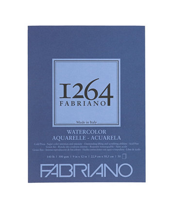 1264 Watercolor Glue Bound Pad, 9" x 12" Fabriano