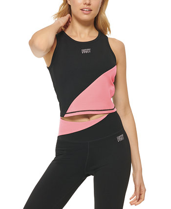 Women's Colorblocked Cropped Tank Top DKNY