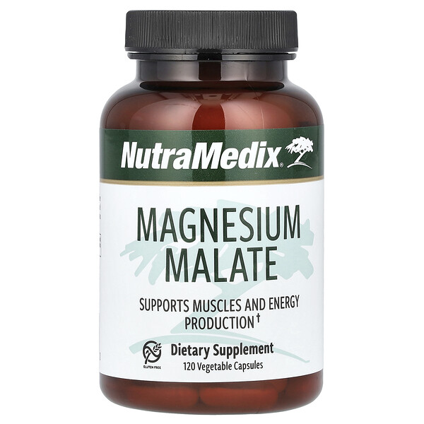 Малат магния, 120 растительных капсул NutraMedix