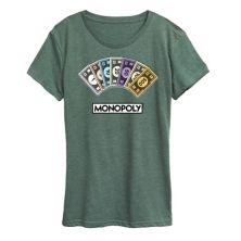 Women's Monopoly Money Stack Graphic Tee HASBRO