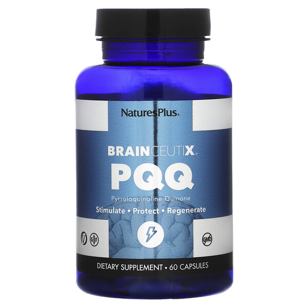 BrainCeutix, PQQ, 20 мг, 60 капсул NaturesPlus