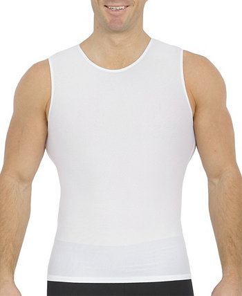 Мужская компрессионная рубашка без рукавов с круглым вырезом Big & Tall Power Mesh Instaslim