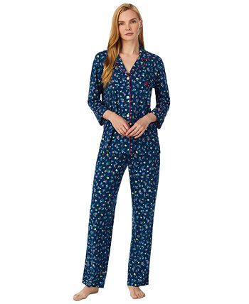 Женский пижамный комплект Ralph Lauren с рукавом 3/4 и брюками в тон Ralph Lauren