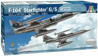 Italeri ITA2514 1:32 F-104G F-104S Starfighter Upgraded RF Version [Model Building KIT] Italeri