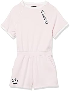 Tommy Hilfiger Girl's Adaptive Tommy Romper With Zipper Closure Tommy Hilfiger