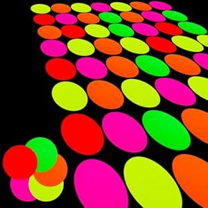 25 Sheets Glow Party Neon Papers 7.6'' Glow In The Dark Party Supplies Dance Floor Decoration Neon Construction Paper Neon Party Decorations Neon Printer Paper Neon Cardstock 5 colors InnoHHustle