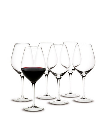 Бокалы для красного вина Cabernet, 17,6 унций, набор из 6 шт. Holmegaard