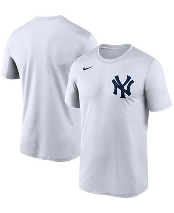 Мужская белая футболка New York Yankees Wordmark Legend Nike