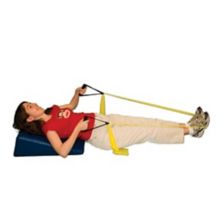 Лента для упражнений без латекса — 4 фута, готовая к использованию — желтая — X-Light Step-Up Relief