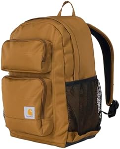 Сумка для ноутбука Carhartt 27L Classic Brown с карманом для ноутбука и устойчивым к абразивам дном Duravax Carhartt