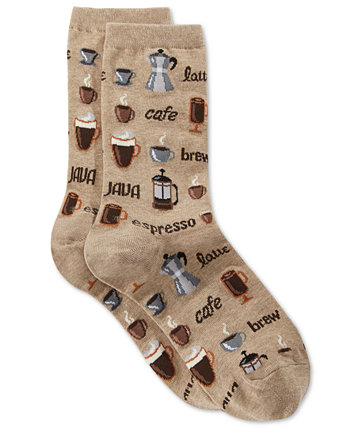 Женские модные носки с круглым вырезом Coffee Hot Sox