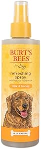 Burt's Bees for Pets Refreshing Spray with Naturally Derived Grapefruit Fragrance Naturally Derived Dog Deodorizing Spray, pH Balanced for Dogs, Formulated without Sulfates and Parabens, 8 oz Burt's Bees for Pets