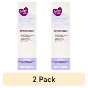 (2 pack) Parent's Choice Diaper Rash Ointment, 40% Zinc Oxide, 4oz Parent's Choice