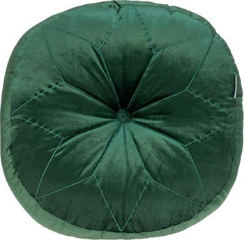 Dorte Transitional Темно-зеленая напольная подушка Parkland Collection