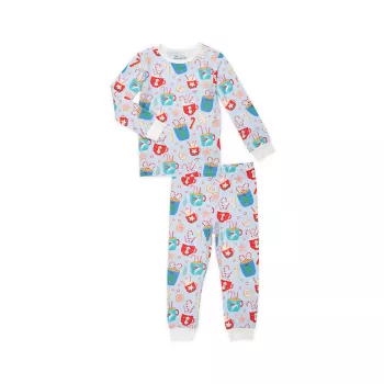 Little Girl's Wake Me Up Before You Cocoa Pajama Set MAGNETIC ME