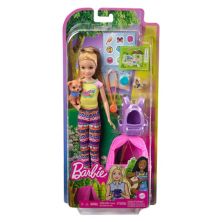 Кукла Barbie® Camping Stacie and Puppy и набор аксессуаров Barbie