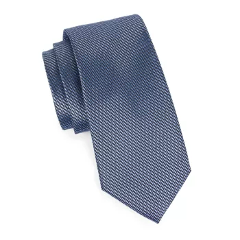 Текстурированный шелковый галстук ISAIA