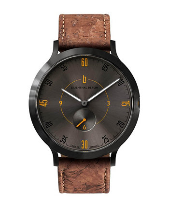 Мужские часы Lilienthal 1 1 Fire светло-коричневые из пробковой кожи, 42 мм Lilienthal Berlin