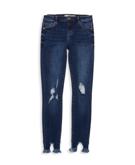 ​Girl&#8217;s Diane Destructed Skinny Jeans Tractr