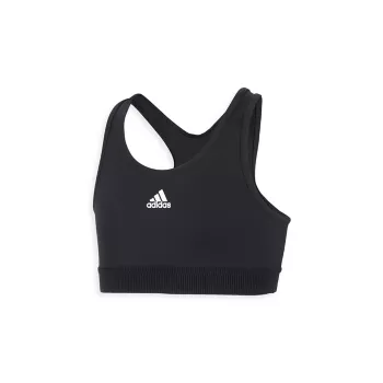Спортивный бюстгальтер Tech-Fit с логотипом для девочек Adidas