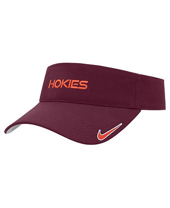 Регулируемая мужская кепка-визор Virginia Tech Hokies 2024, 100% хлопок Nike