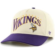 Men's '47 Khaki/Purple Minnesota Vikings Wave Hitch Adjustable Hat Unbranded