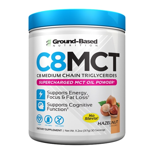 Ground-Based Nutrition C8 MCT Oil Powder Лесной орех — 30 порций Ground-Based Nutrition