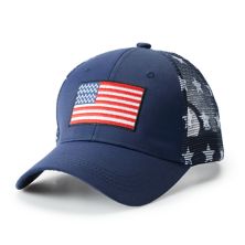 Women's Collection XIIX American Flag Trucker Hat Collection XIIX