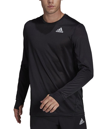 Мужская спортивная футболка Own The Run стандартной посадки с длинными рукавами Adidas