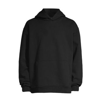 Hooded Fleece Sweatshirt BLK DNM