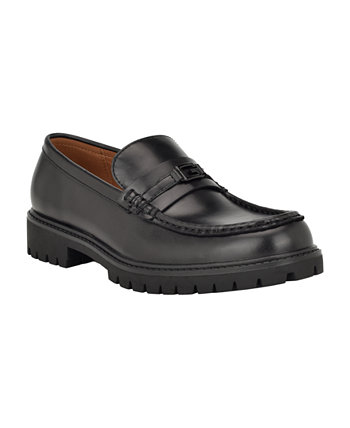Men's Diolin Branded Lug Sole Dress Loafers GUESS