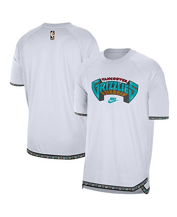 Men's White Memphis Grizzlies 2024/25 Classic Edition Pregame Shooting T-Shirt Nike