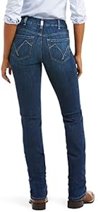 ARIAT Real Perfect Rise Abby Straight Leg Jeans Mackenzie 32 XL Ariat