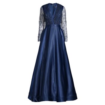 Jersey A-Line Gown Basix