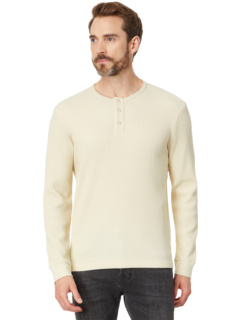 Мужская Поло рубашка Vince Chunky Waffle Long Sleeve Henley Vince