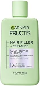 Garnier Fructis Hair Filler Color Repair Serum for Colored, Bleached Hair - Ceramide Treatment, 3.8 Fl Oz Garnier