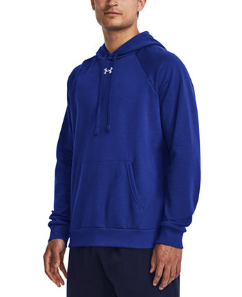 Men's Rival Logo Embroidered Fleece Hoodie Under Armour